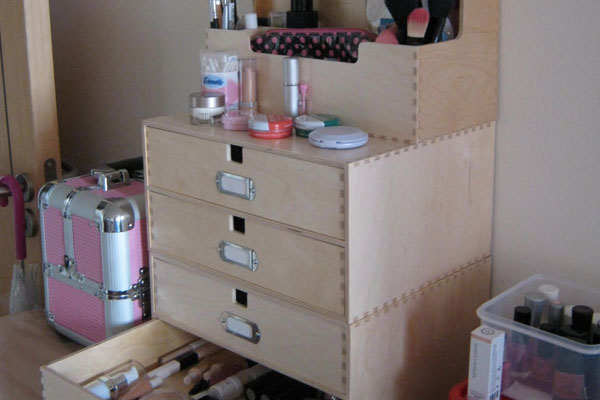 Rangement Maquillage En Bois