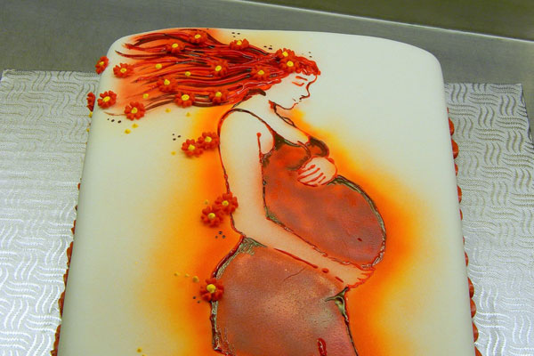 Πορτρέτο κέικ ντους μωρών