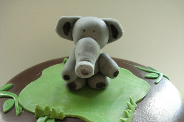Κέικ ντους μωρού ελέφαντα