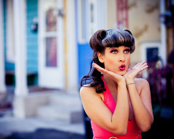 Updo And Bangs