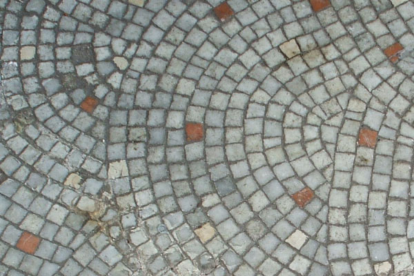 Arche de patio en pavé