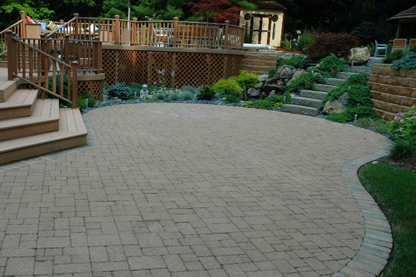 Αίθριο Paver Boundary Patio