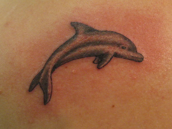 Πρώτο τατουάζ με δελφίνια