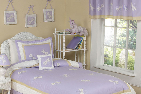 Dragonfly Purple Teenage Girl Bedroom