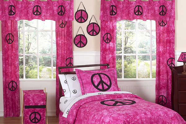 Υπνοδωμάτιο Ροζ Ειρήνης Εφήβου