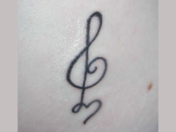 Tatouage Musical Mince