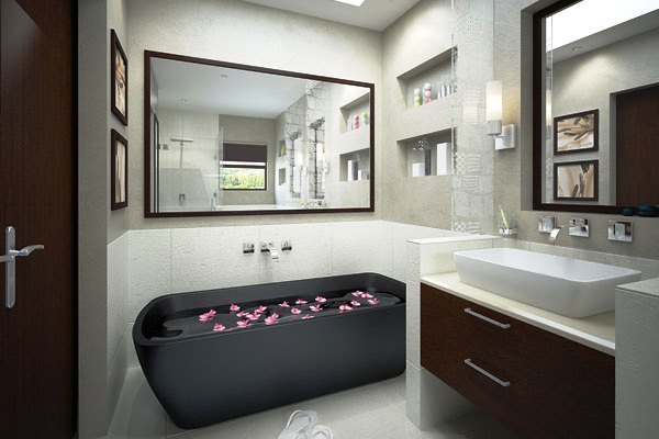 Salle de bain compacte