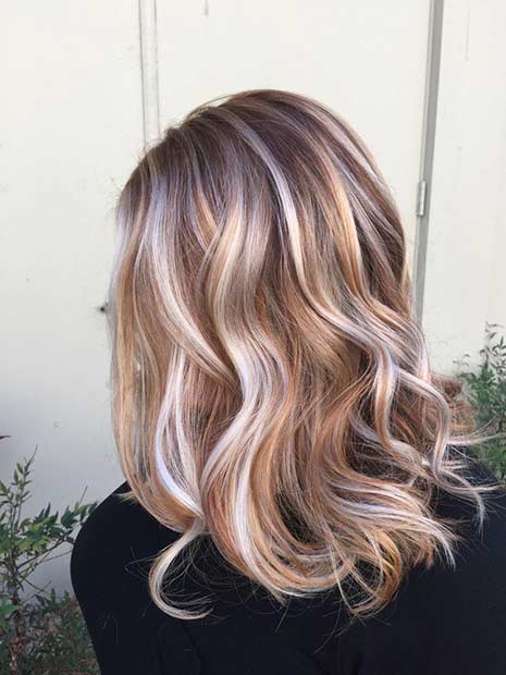 Bronde and Blonde Balayage Hair