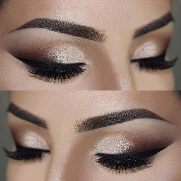 Maquillage pour les yeux de mariage Smokey