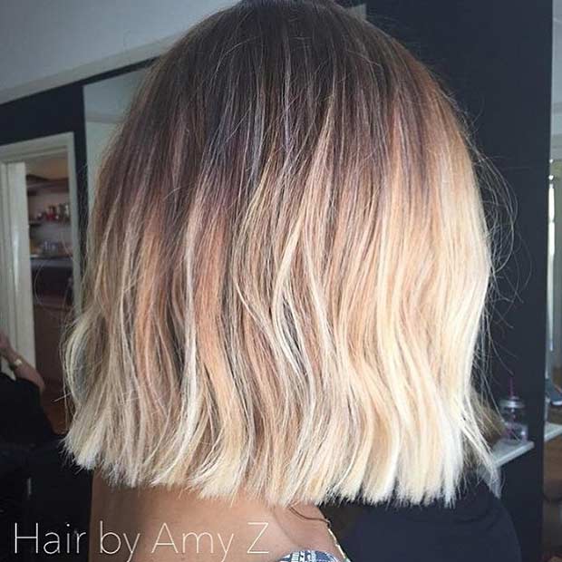 Balayage Colourmelt Blunt Bob Κούρεμα