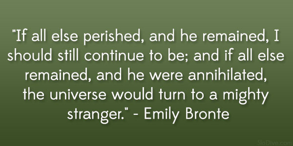 Citation d'Emily Brontë