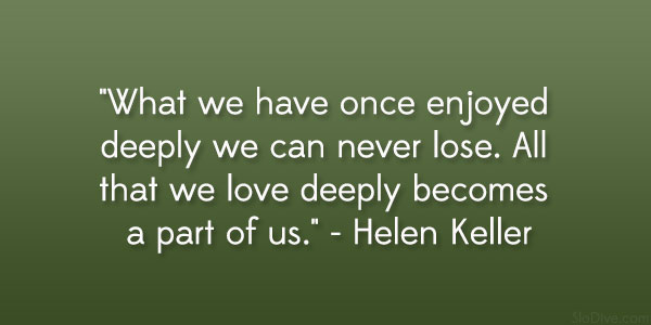 Citation d'Helen Keller