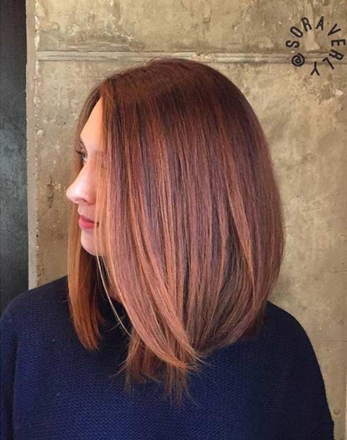 Κομψό χτένισμα Long Bob Κούρεμα