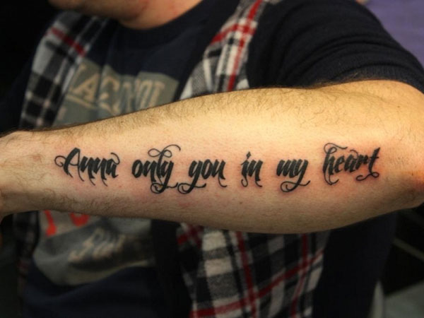 U Quote Tattoo