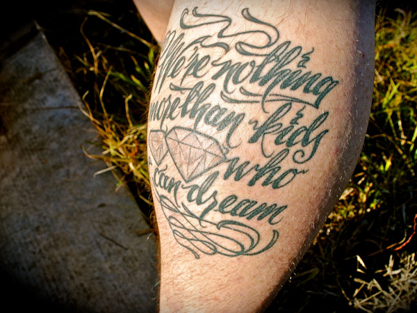 Wild Quote Tattoo