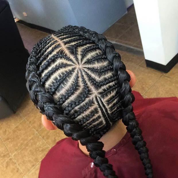 Μοναδικός σχεδιασμός Cornrow