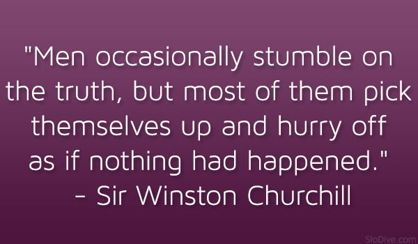 Citation de Sir Winston Churchill