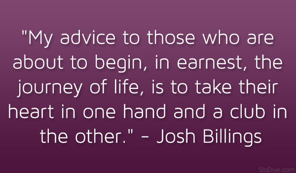 Citation de Josh Billings