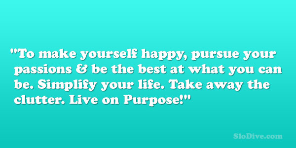 Live On Purpose