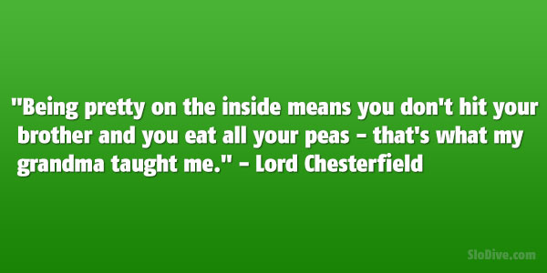 Citation de Lord Chesterfield