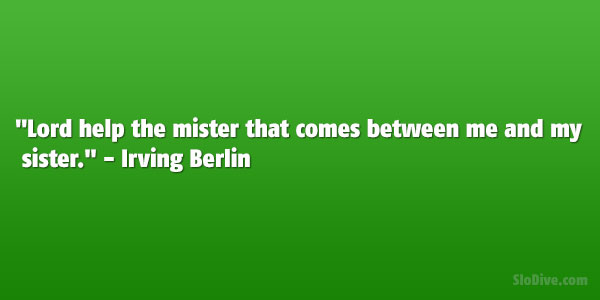 Citation Irving Berlin