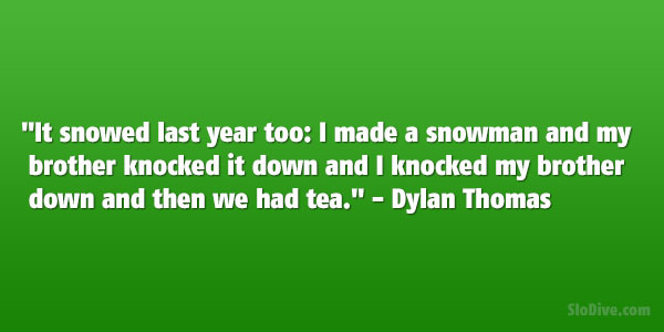 Citation de Dylan Thomas