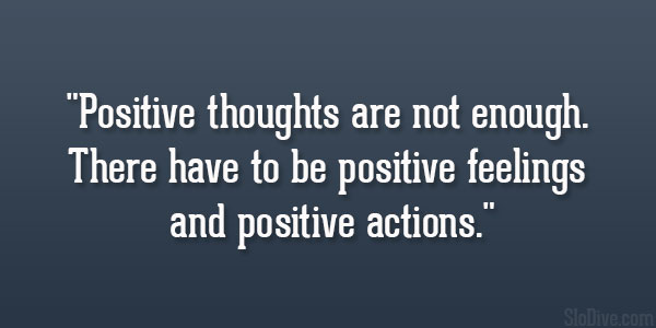 Pensées positives
