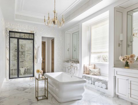 salle de bain blanche