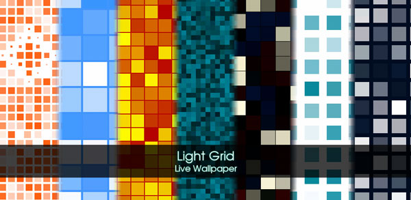 Ζωντανή ταπετσαρία Light Grid