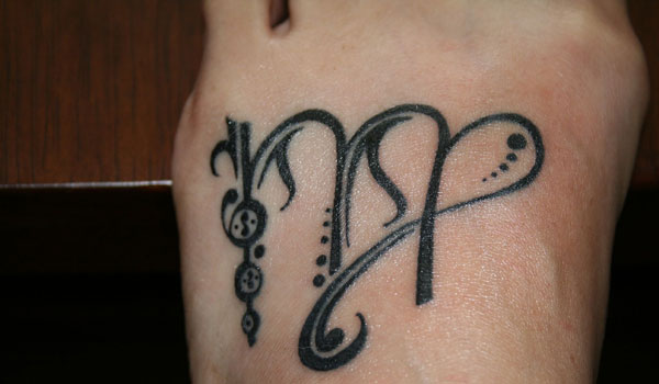 Foot Virgo Tattoo