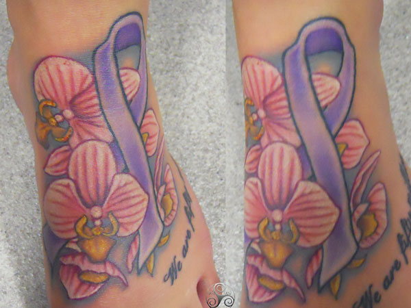 Floral Foot Piece