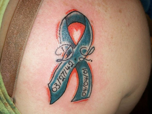 Memorial Cancer Ribbon