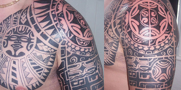 Tribal Shoulder Tattoo