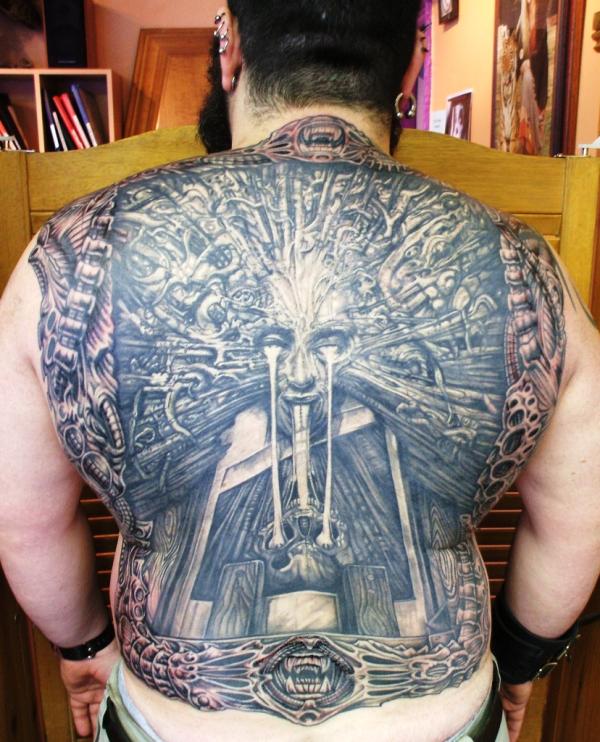 Crazy Back Tattoo