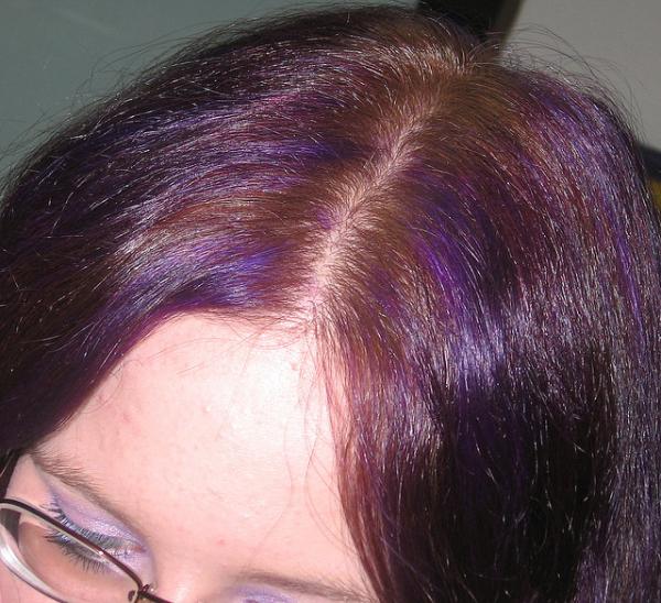 Dark Purple Streaks