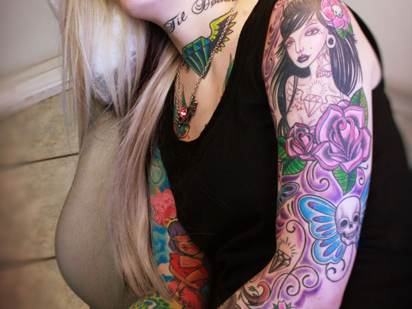 Art de tatouage vibrant
