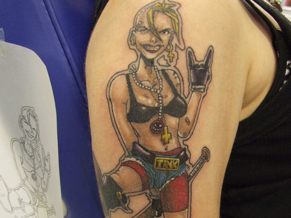 Tank Girl Tattoo