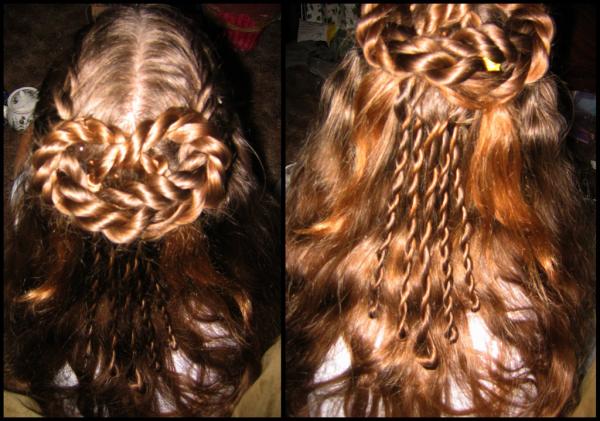 Rope Looped French Braid