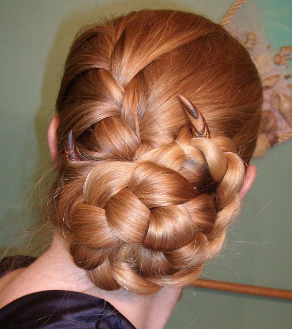 Chignon Tressé Français