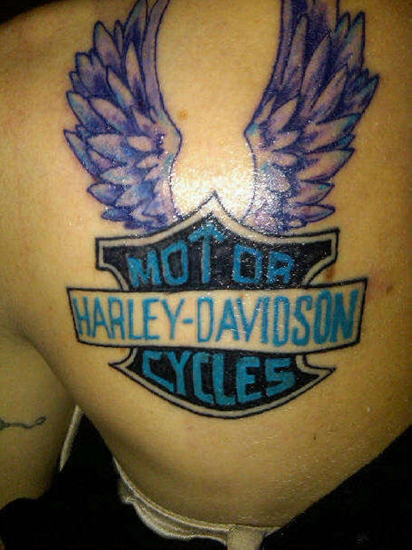 Tatouage Ailes Harley