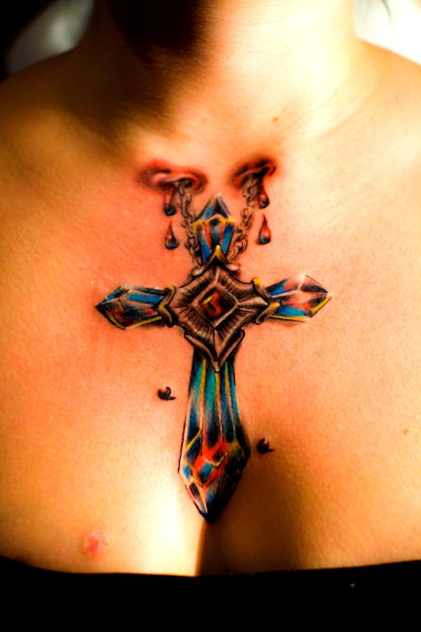 Cross on Heart