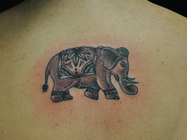 Tatouage Éléphant Indien