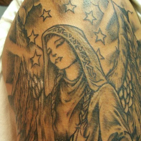 Un autre tatouage de Marie