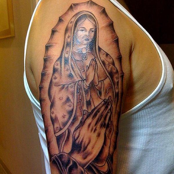 Tatouage Vierge Marie