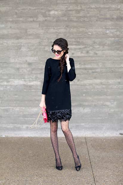 Idée de tenue petite robe noire NYE