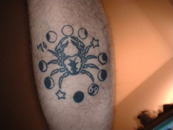 Tatouage du zodiaque du cancer