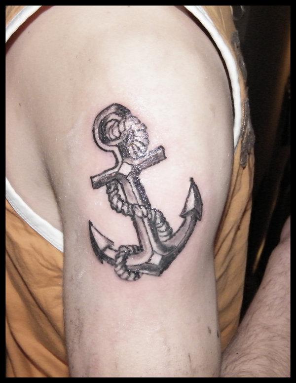 Arm Anchor Tattoo