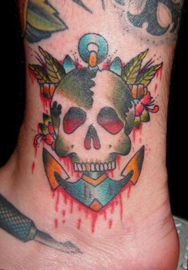 Cool Anchor Tattoo