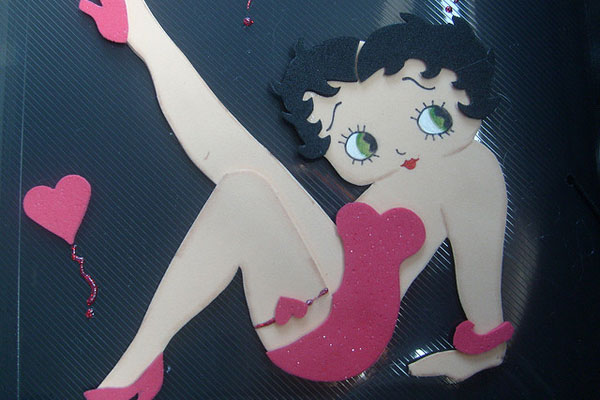 Betty Boop Ροζ Φόρεμα