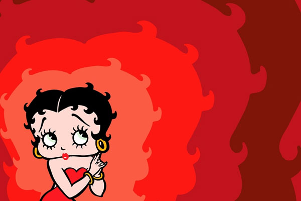 Betty Boop rouge